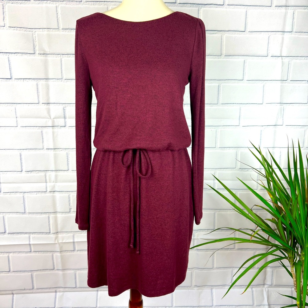 NWOT White House Black Market Sweater Drawstring Dress